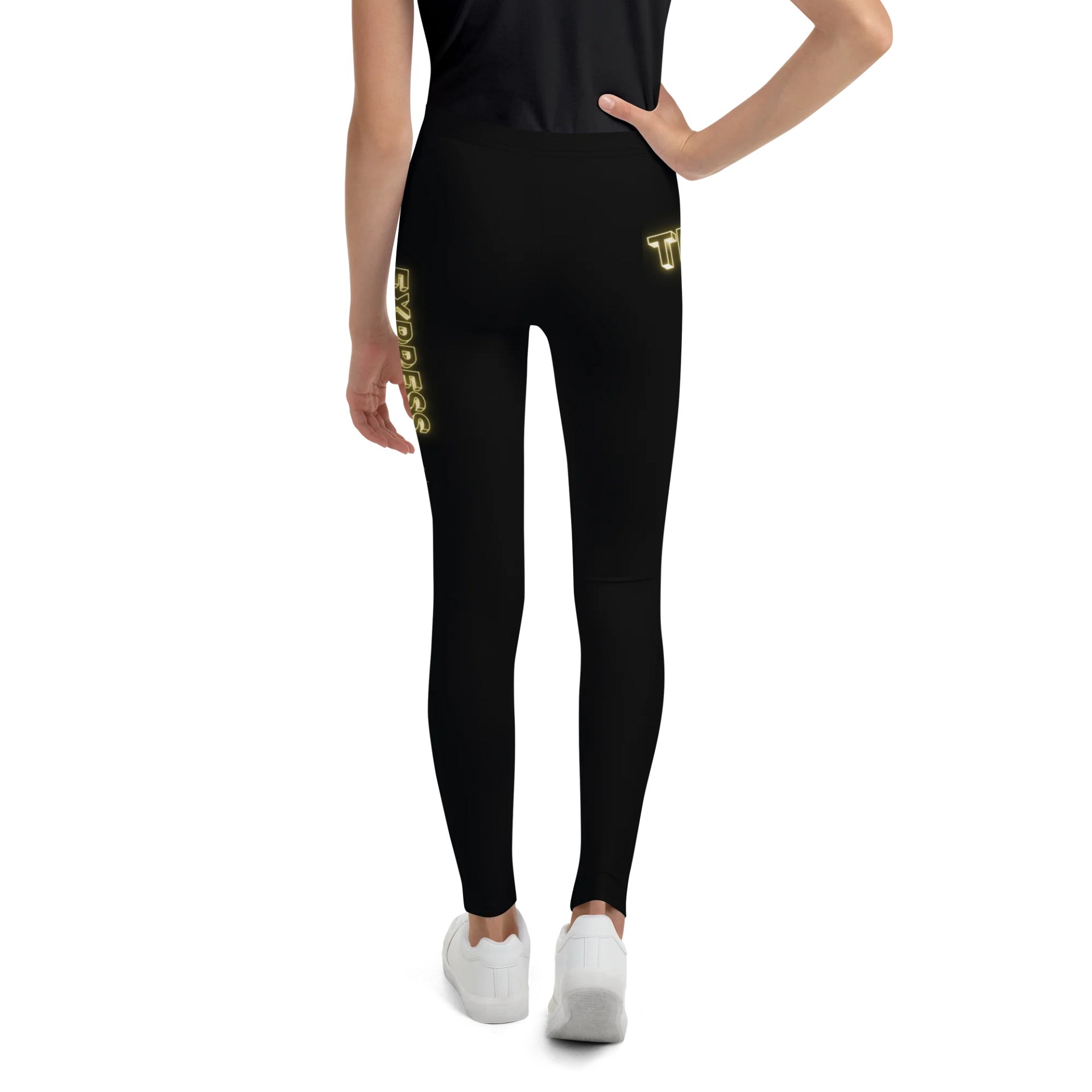 Midnight Glow Express Yourself Youth leggings (Yellow) product image (3)