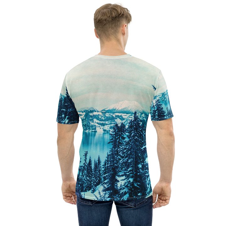 Crater Lake Lomopurple Print All Over Crew Tee product image (1)