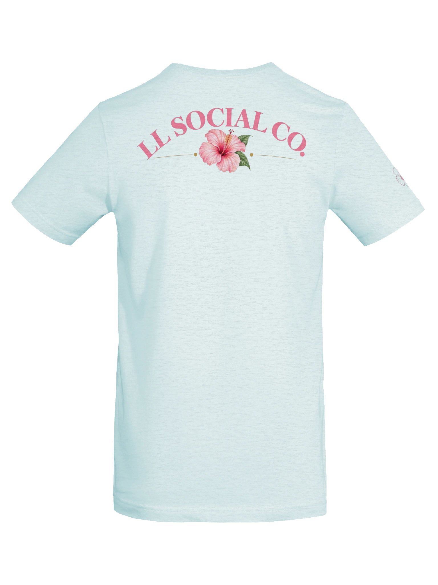 LL Social Co. Hibiscus Essential Tee — Hibiscus | Pink product image (59)