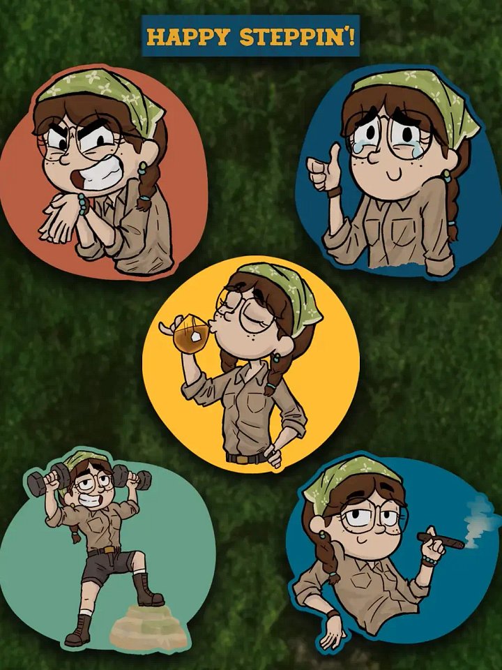 Pepper Steps Sticker 6-Pack Vol. 1 product image (1)