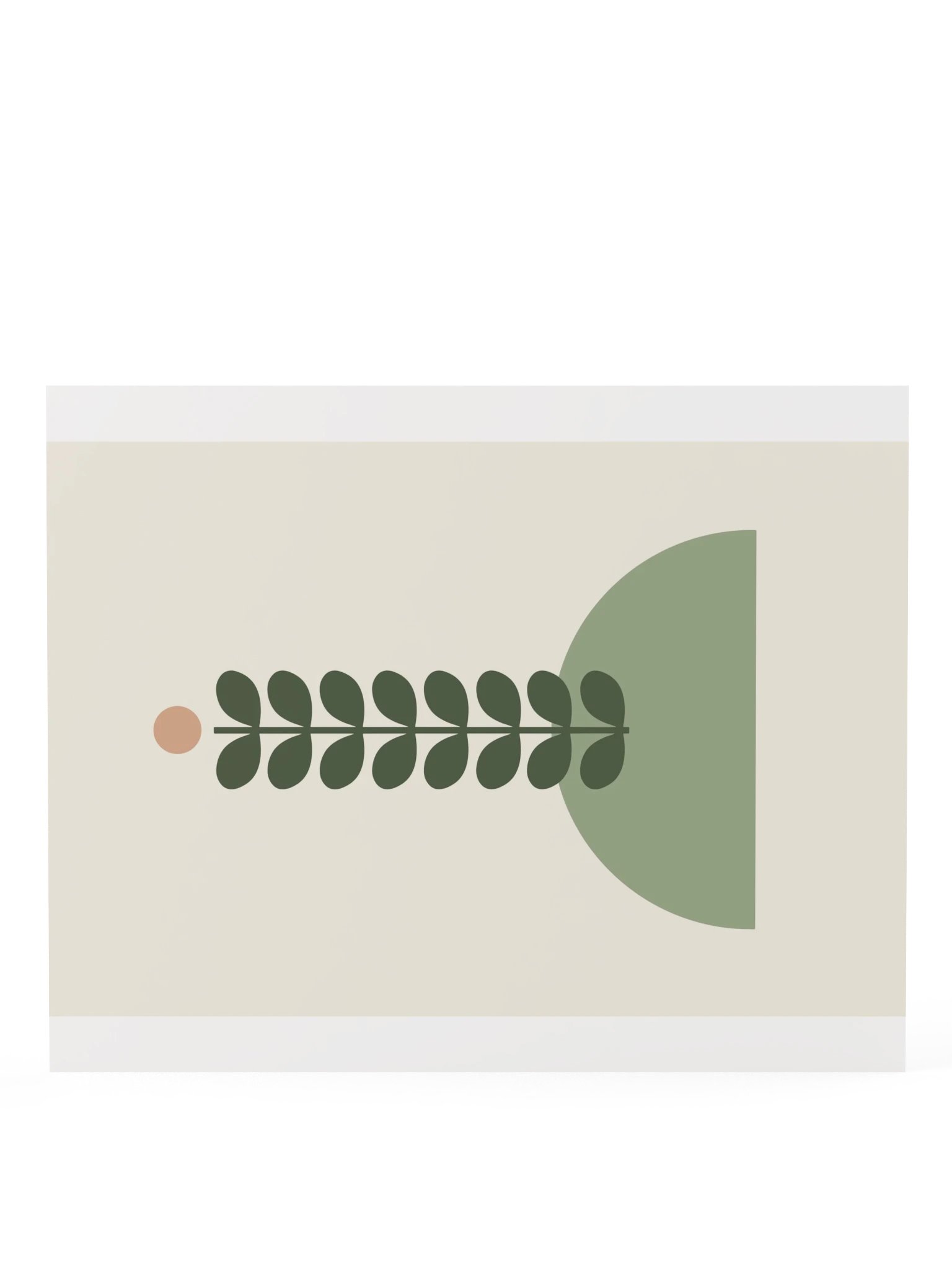 Minimalist Plant Stem Print | Sage Bathroom Wall Art product image (8)