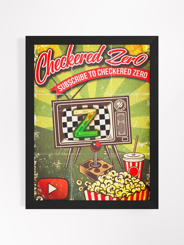 Retro Z Framed Poster product image (1)
