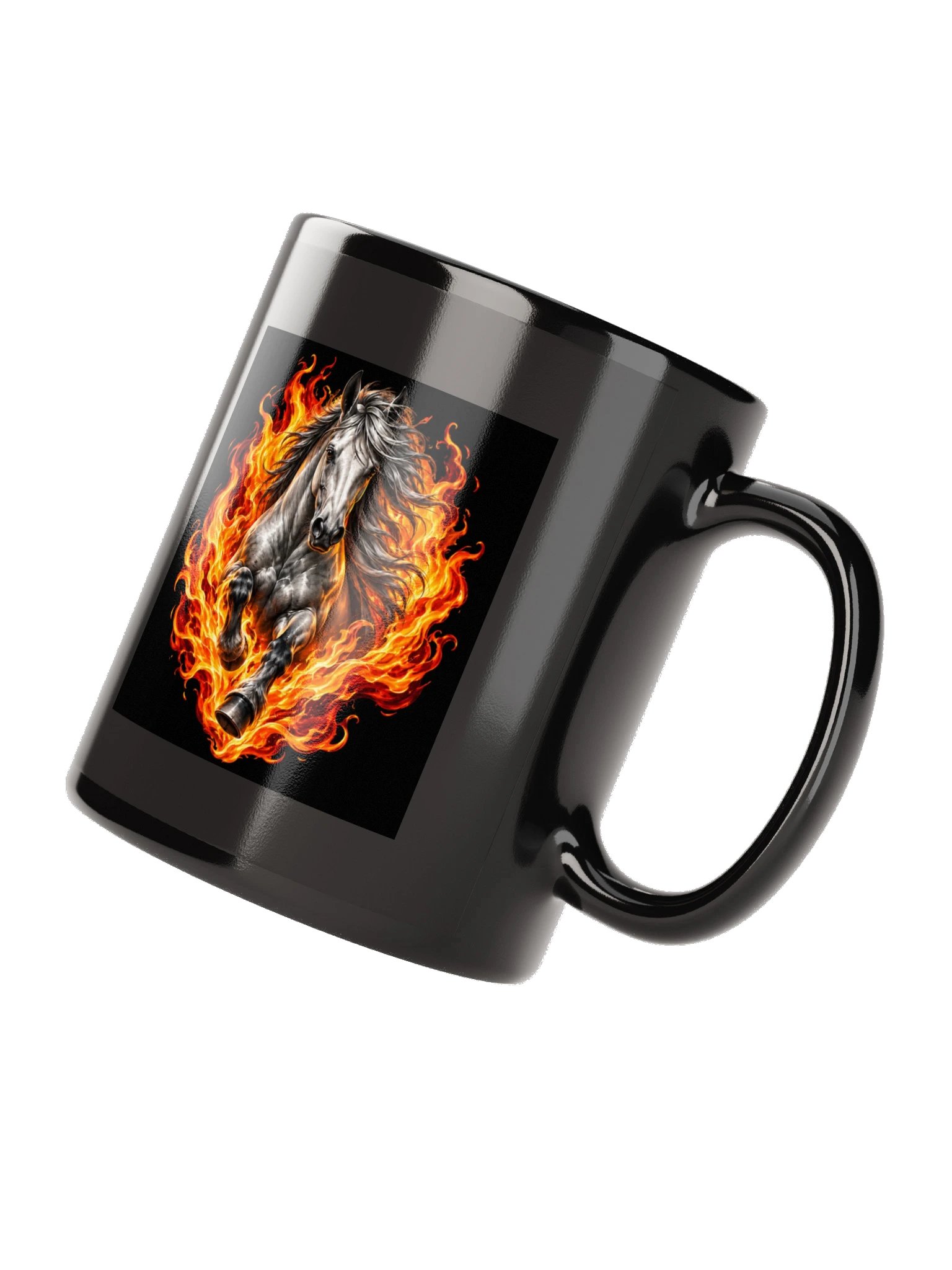 Journey to Uz Black Horse Mug product image (4)