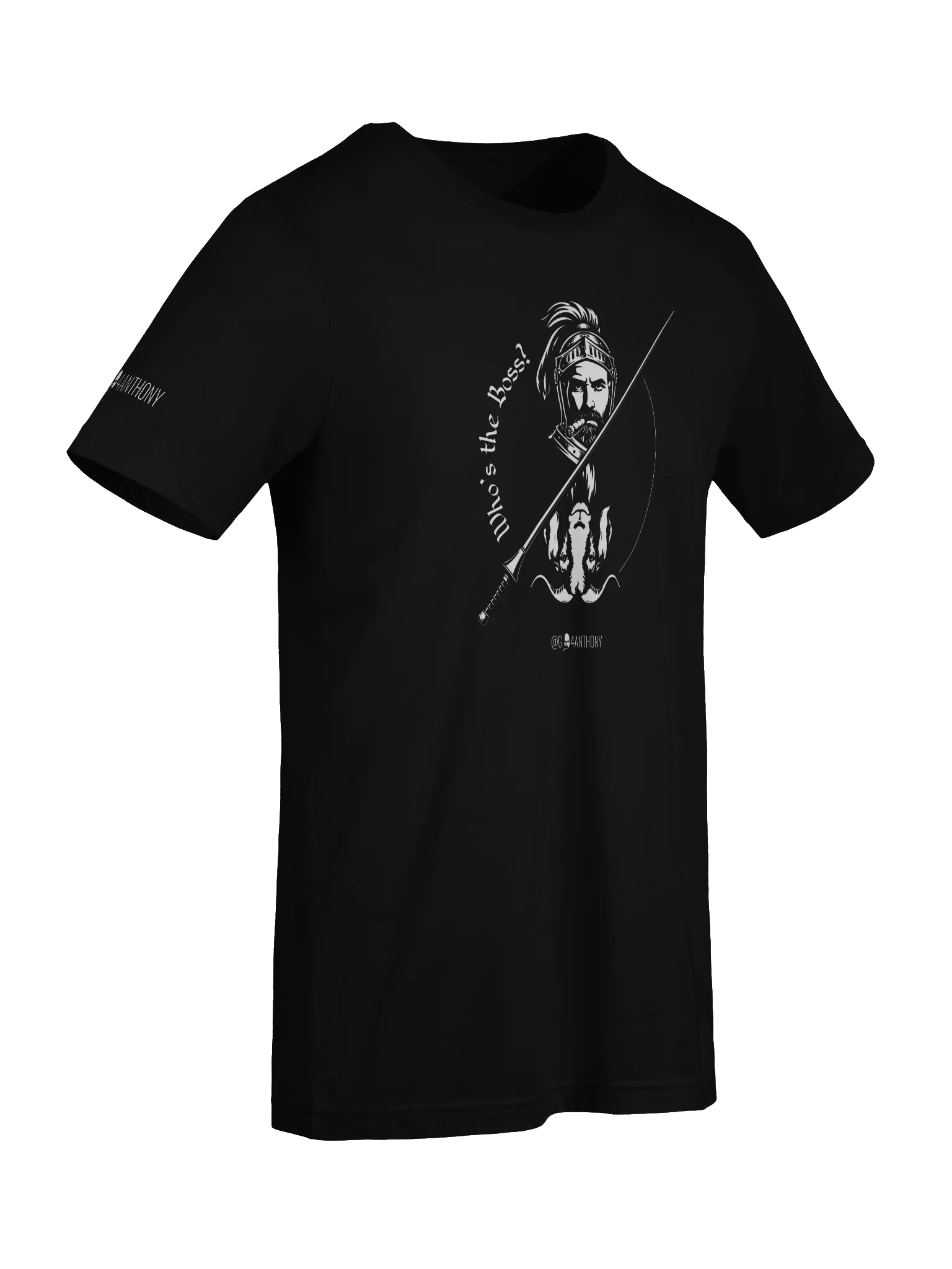 WHO'S THE BOSS? SPLIT CREST TEE product image (7)