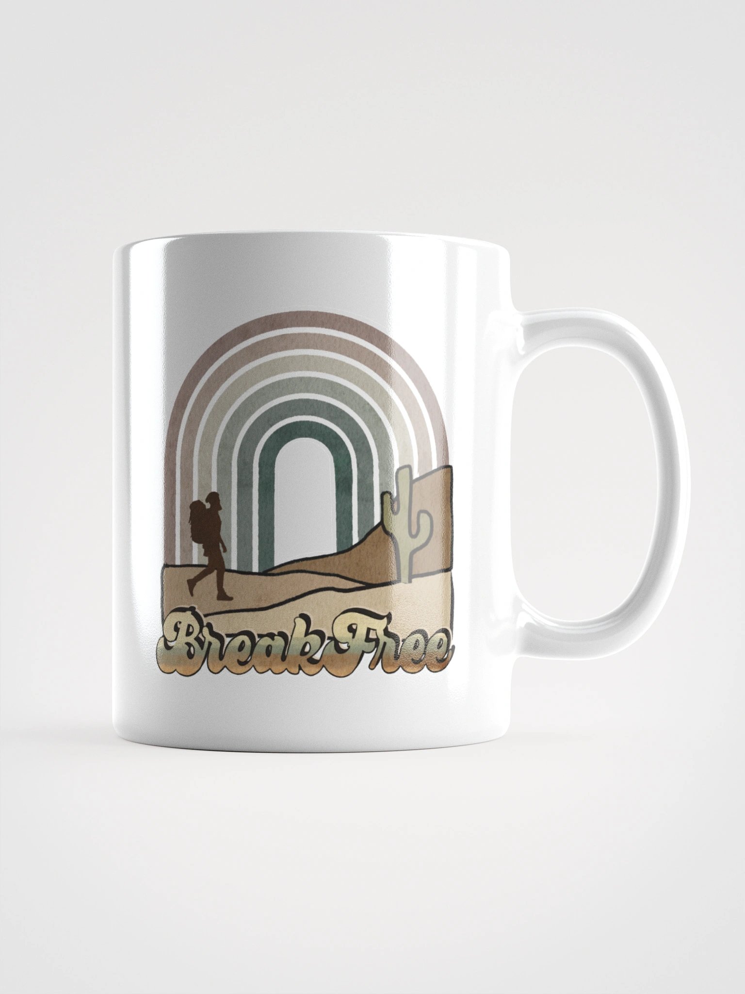 Ceramic Mug - Break Free Hiker product image (1)
