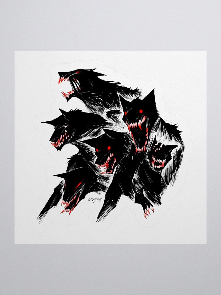 Shadow Wolf Pack Sticker product image (3)
