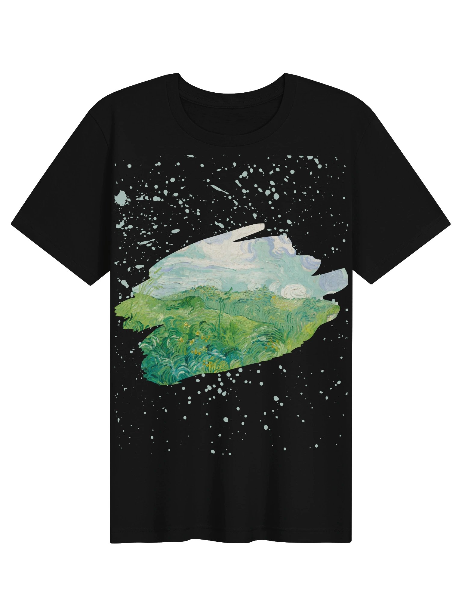 Green Wheat Fields, Auvers (Vincent van Gogh) T-Shirt product image (1)