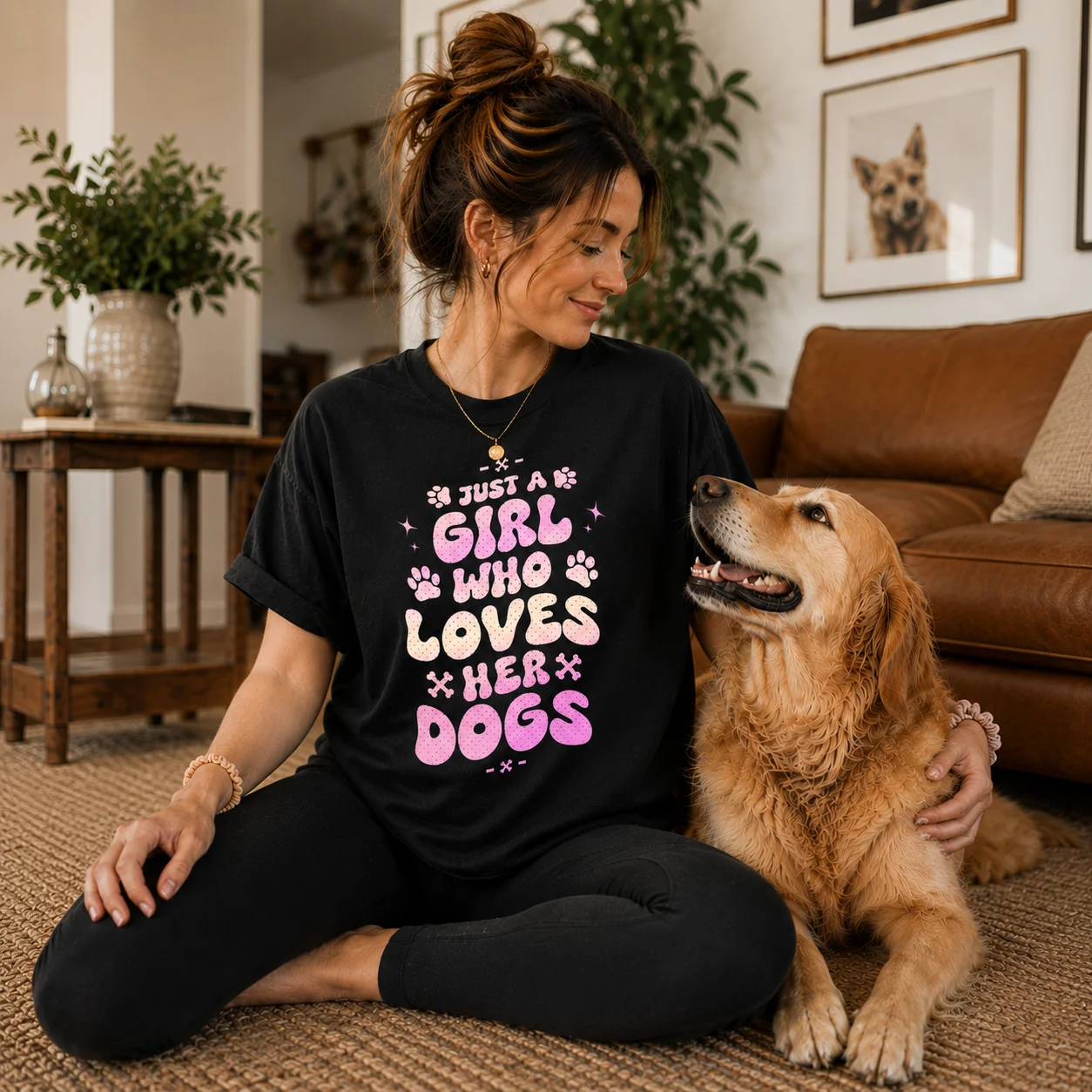 Just a Girl Who Loves Her Dogs T-shirt product image (2)