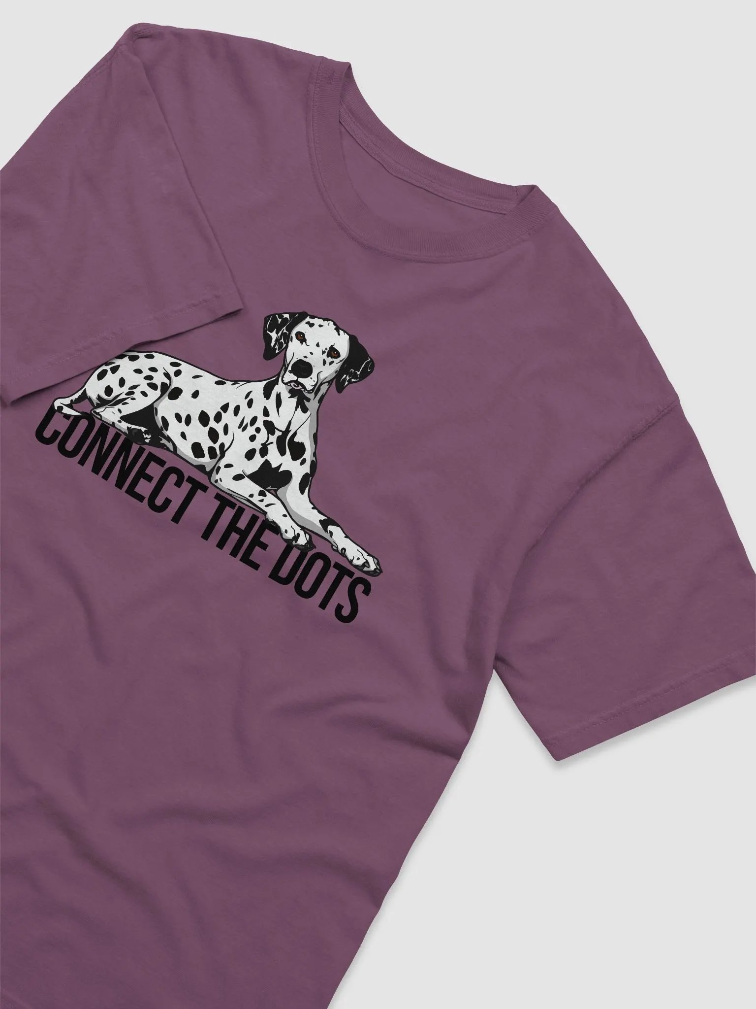 Connect the Dots T-Shirt of a Dalmatian | Funny T-Shirt for Dalmatian Paw-rents product image (6)