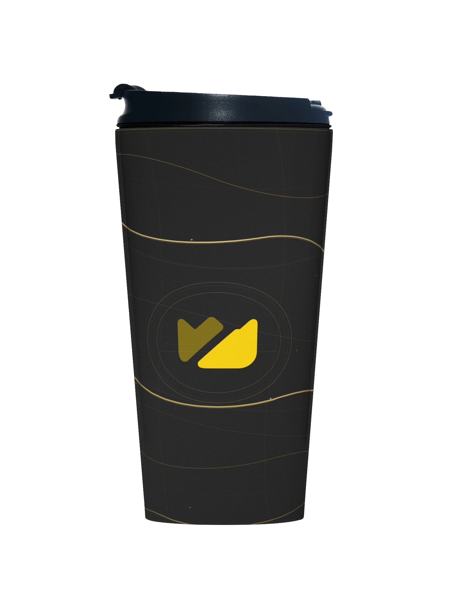 Black & Gold Travel Mug product image (1)