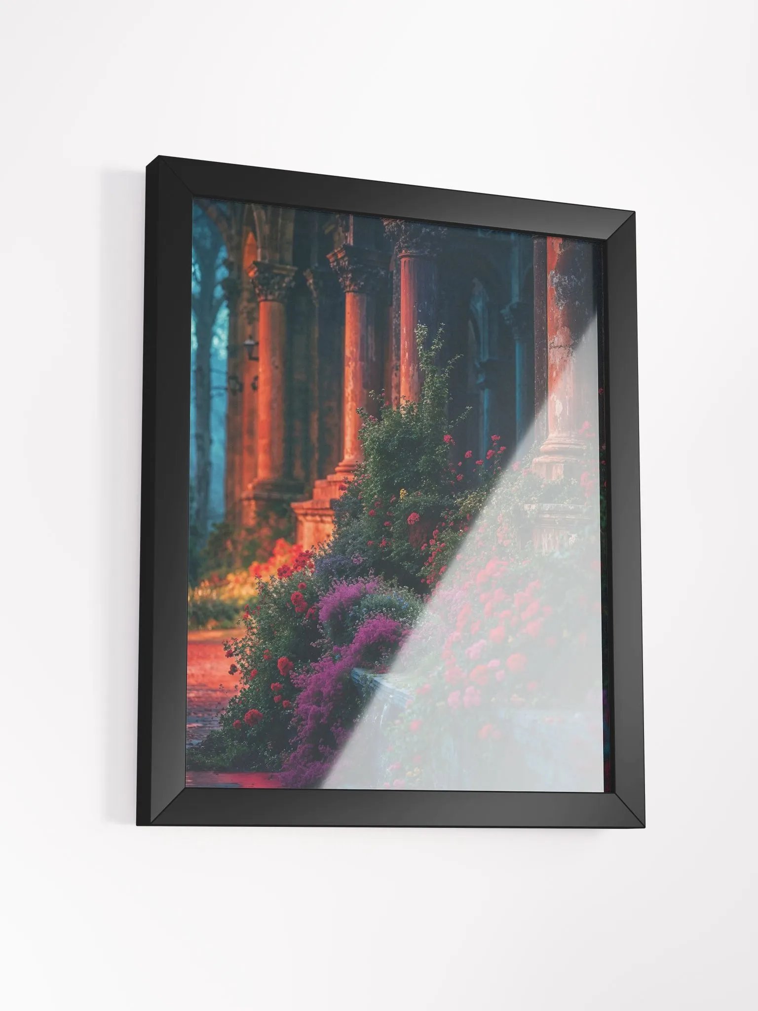 Ruins in Bloom Framed Print product image (15)