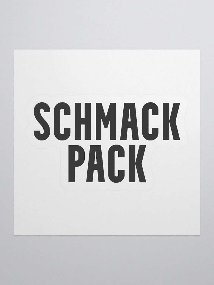 SCHMACK PACK Sticker product image (2)