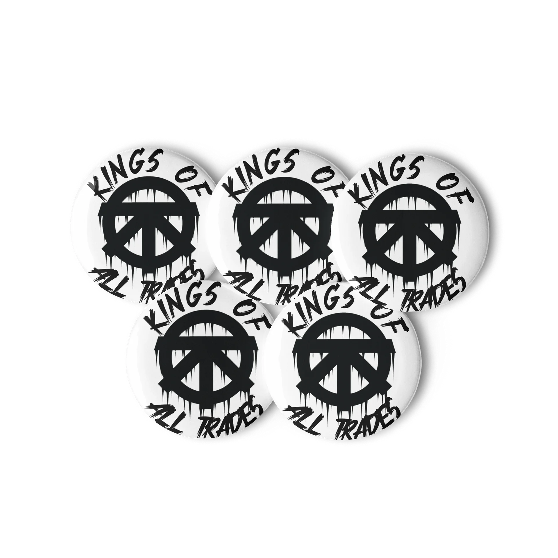KINGS OF ALL Trades Pin Button Set product image (3)