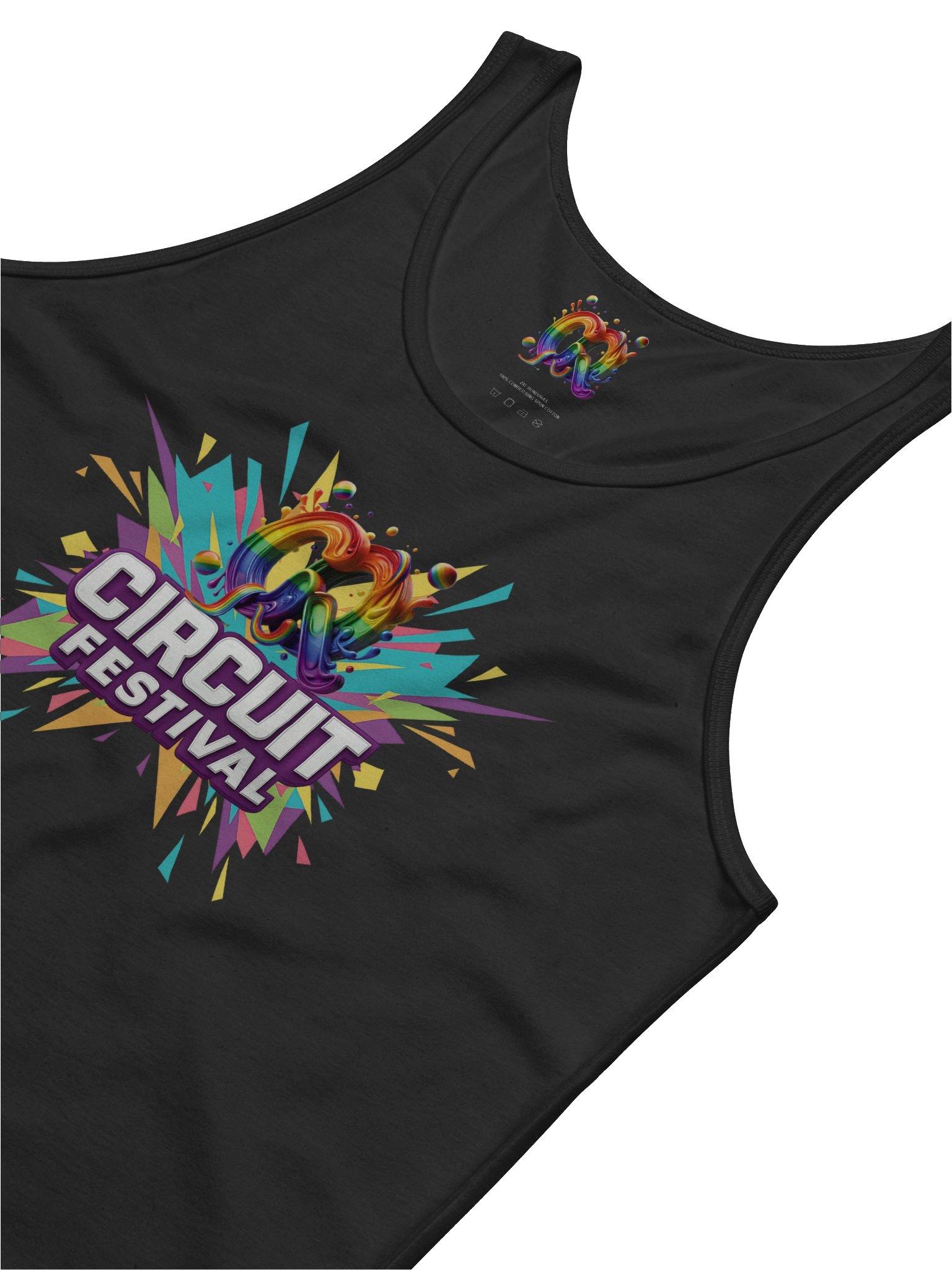CQ CIRCUIT FESTIVAL – COLOR BURST PARTY TANK product image (5)