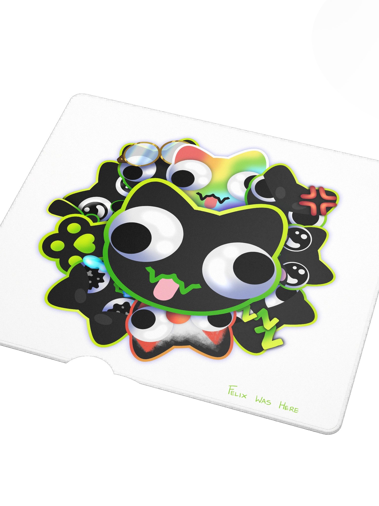 Mousepad Large - DerpBurst on White product image (3)