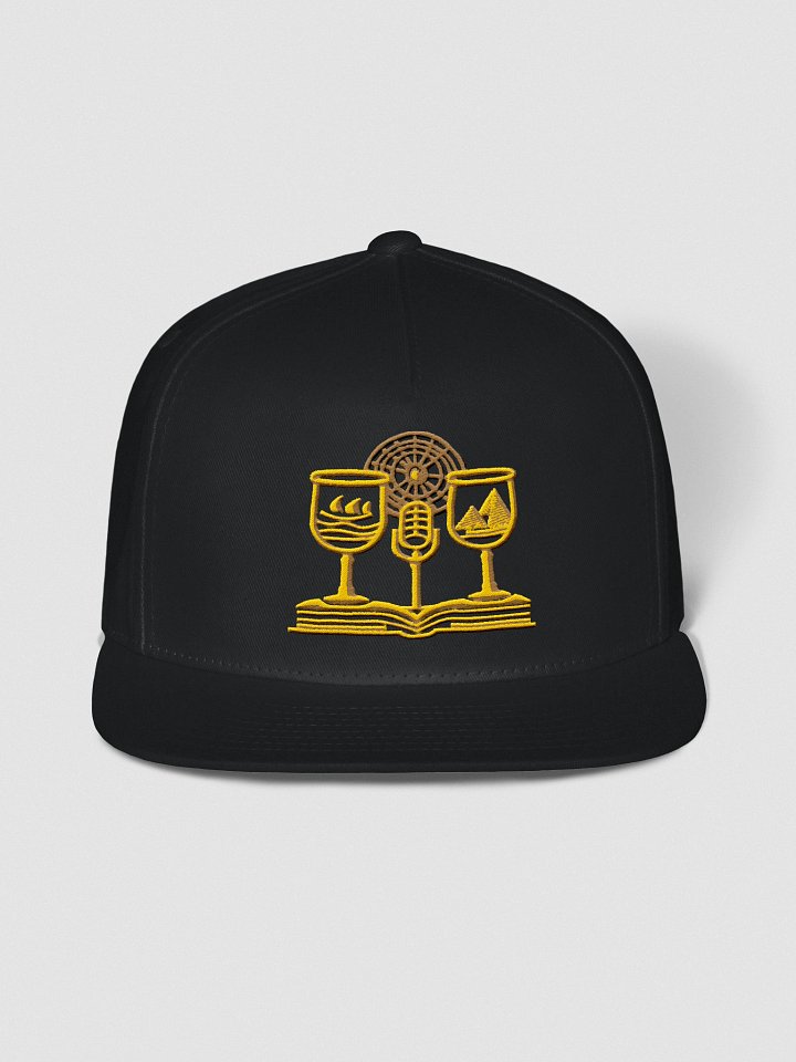 Legends & Libations Snapback Hat Gold Logo product image (1)