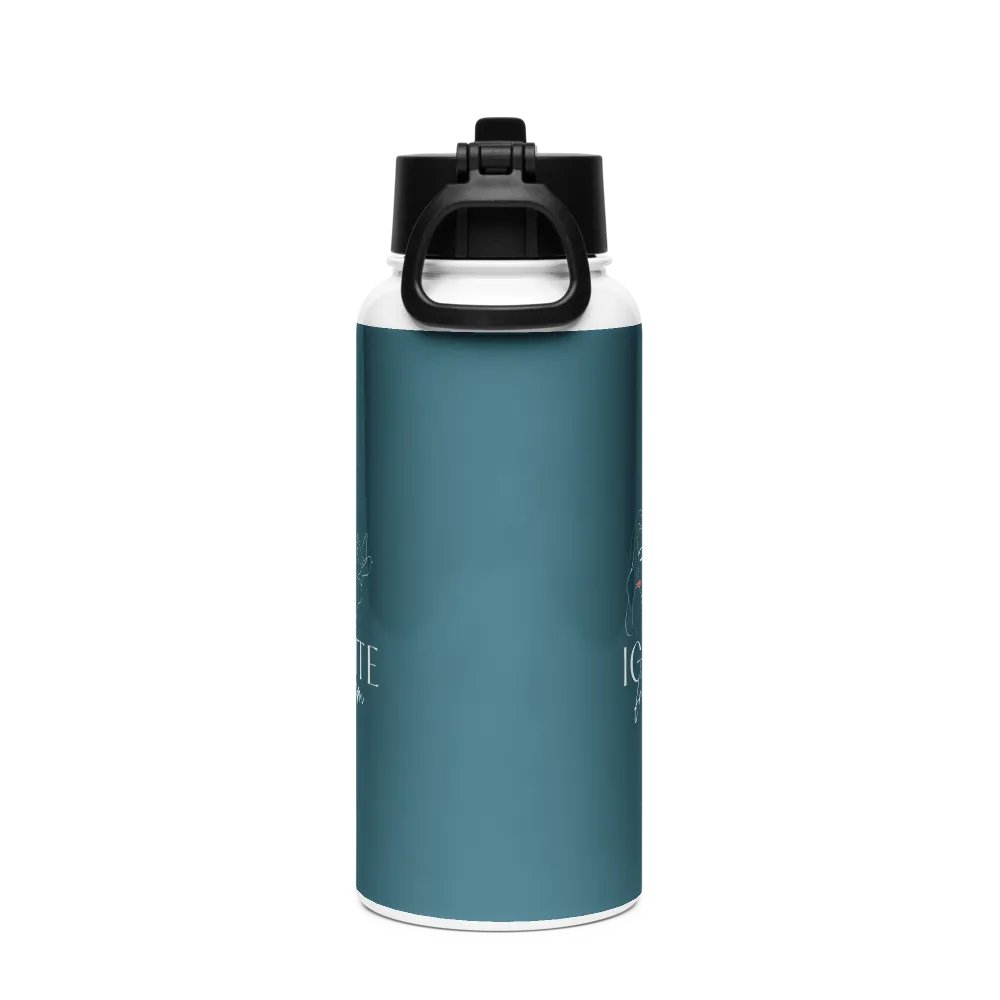 Stainless Steel Water Bottle with a Straw Lid SWFB0119 product image (4)