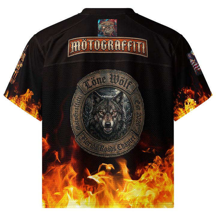 MötoGraffitti Löne Wölf Football Jersey product image (2)