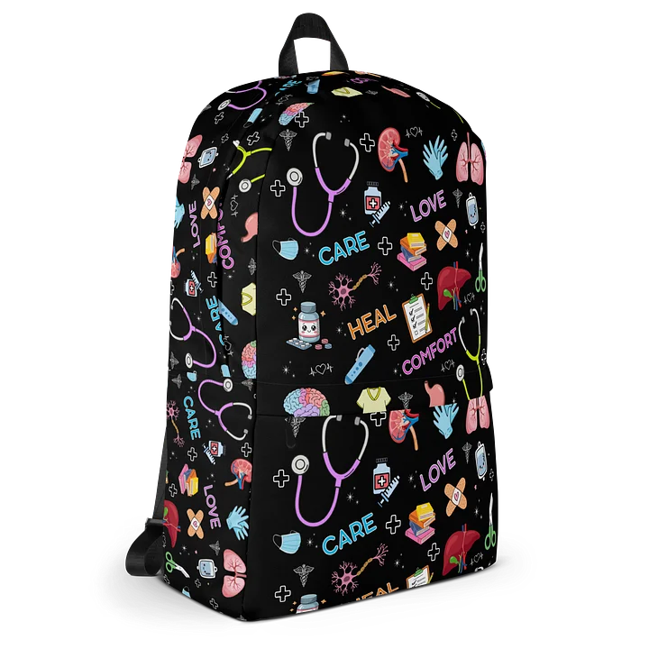 Nursing Student Backpack | Medical-Themed Backpack for Nursing School, Clinicals & Work by Nurse Sarah ® product image (2)