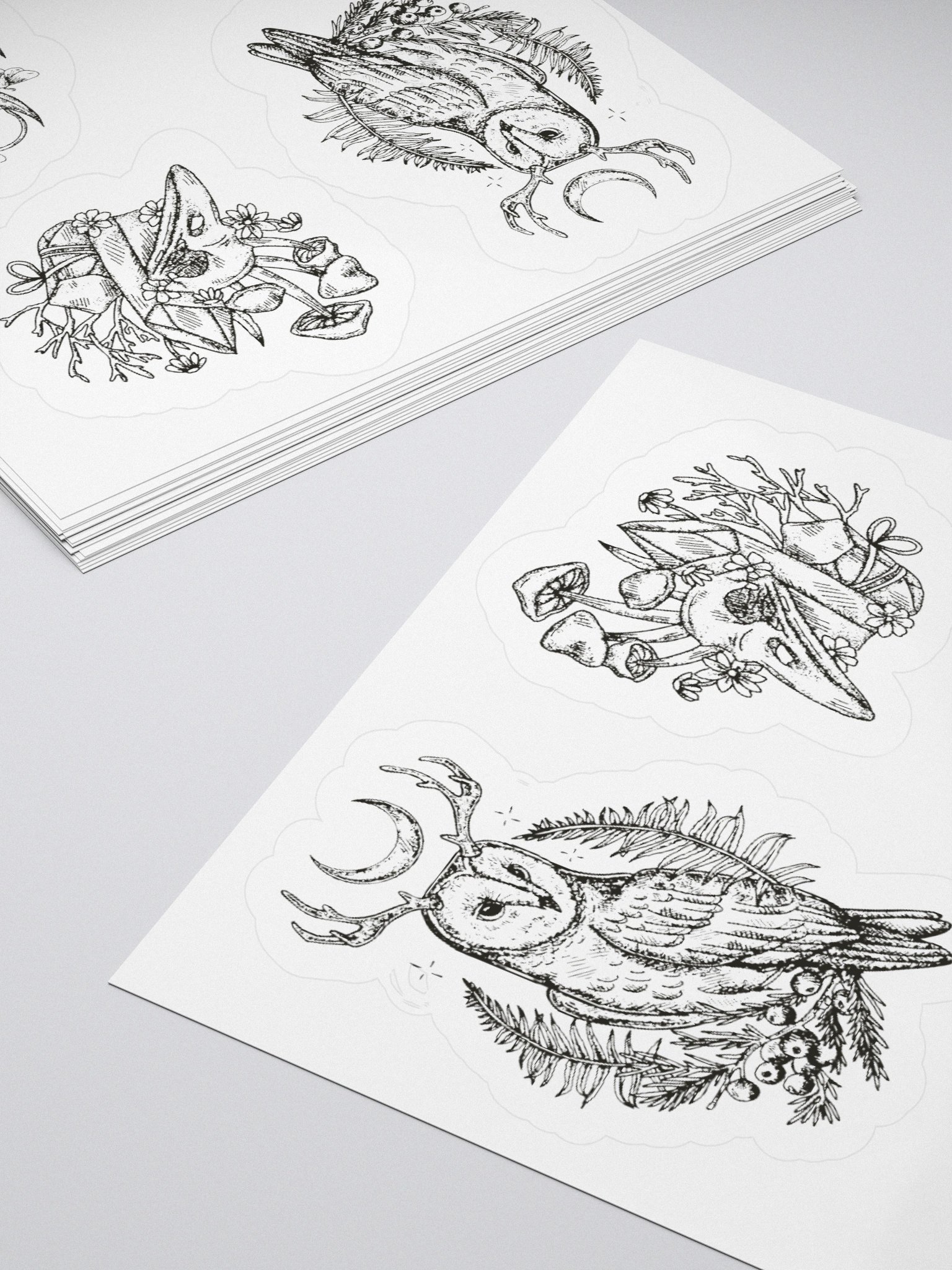 “Forest Familiar” – Sticker Sheet product image (11)
