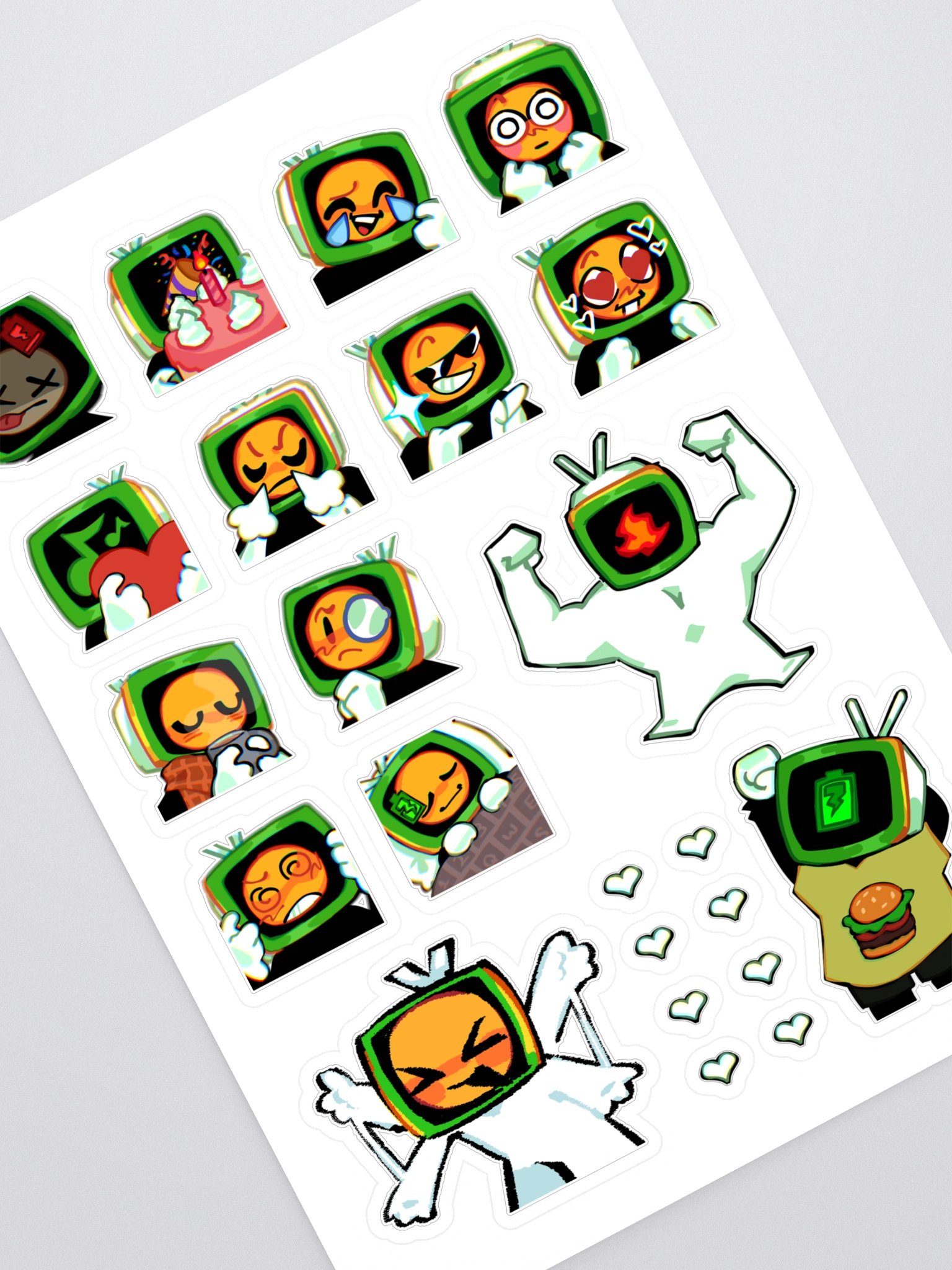 Emoticon Sticker Sheet product image (2)