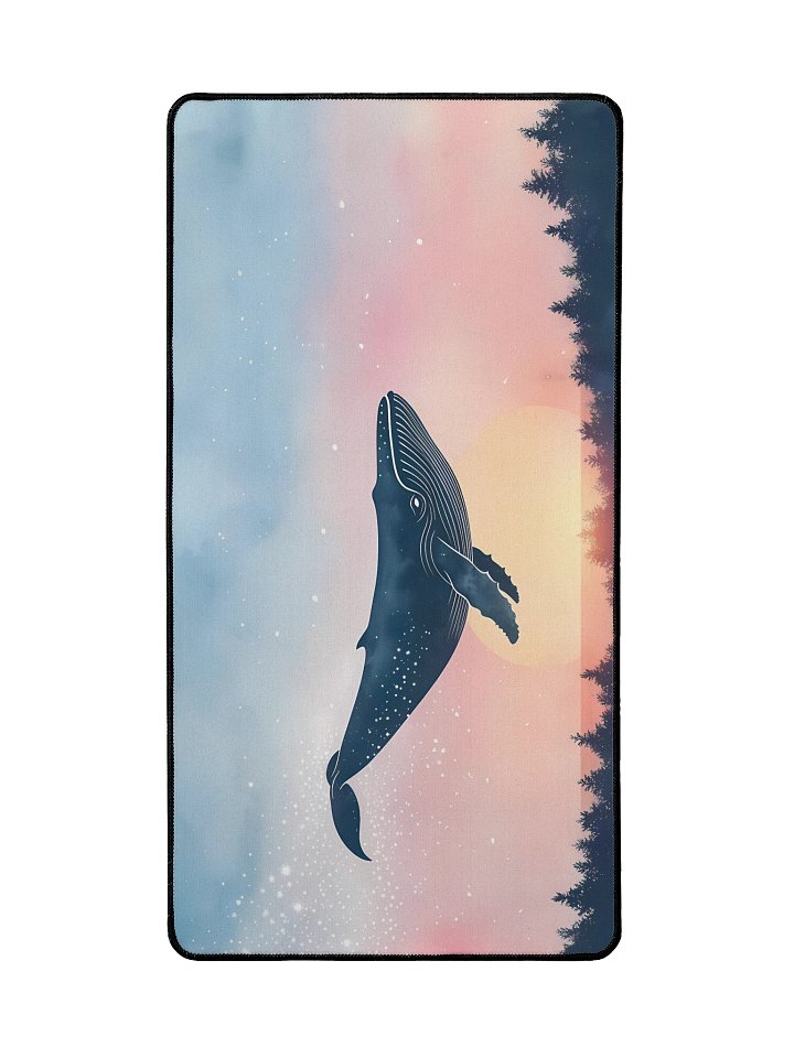 Flying Whale - Desk Mat product image (2)