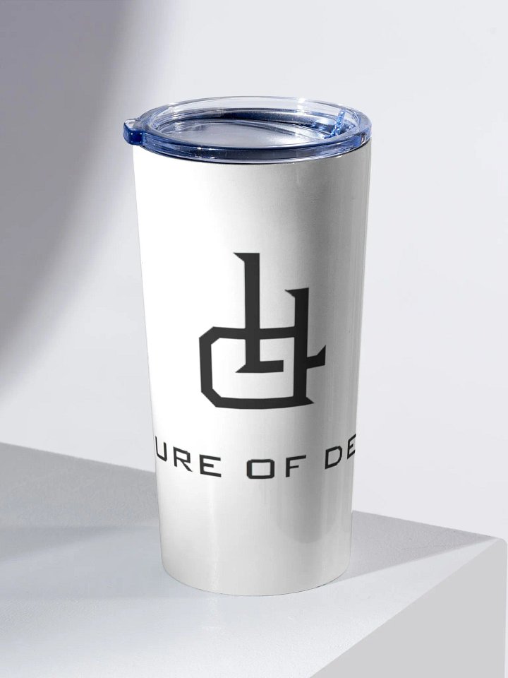 STAINLESS STEEL BLACK FOD LOGO COFFEE TUMBLER product image (2)