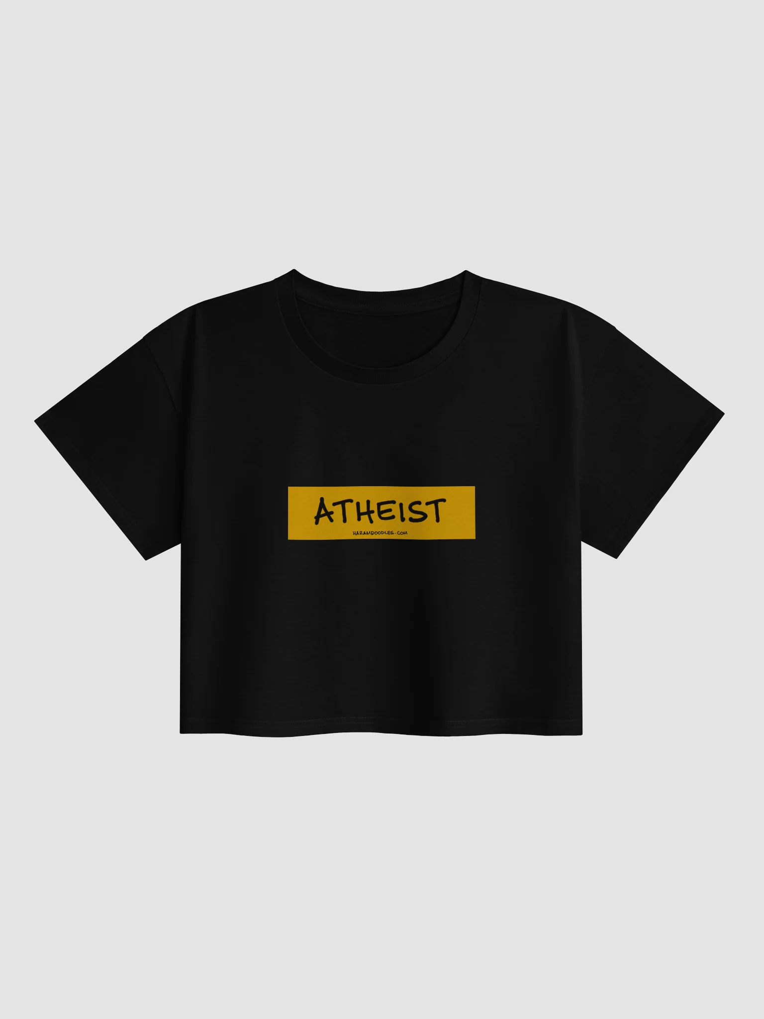 Atheist Crop T-Shirt product image (1)