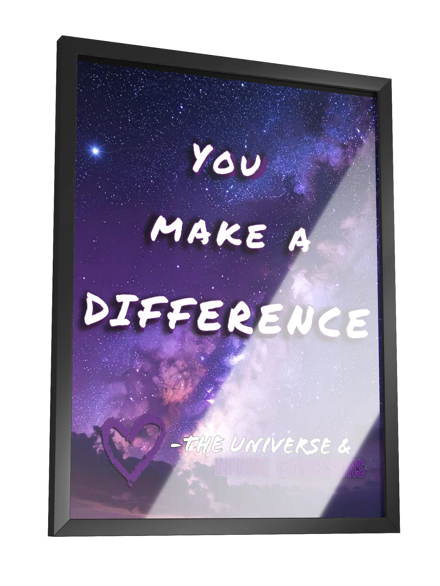 You Make A Difference - Poster & Frame product image (3)