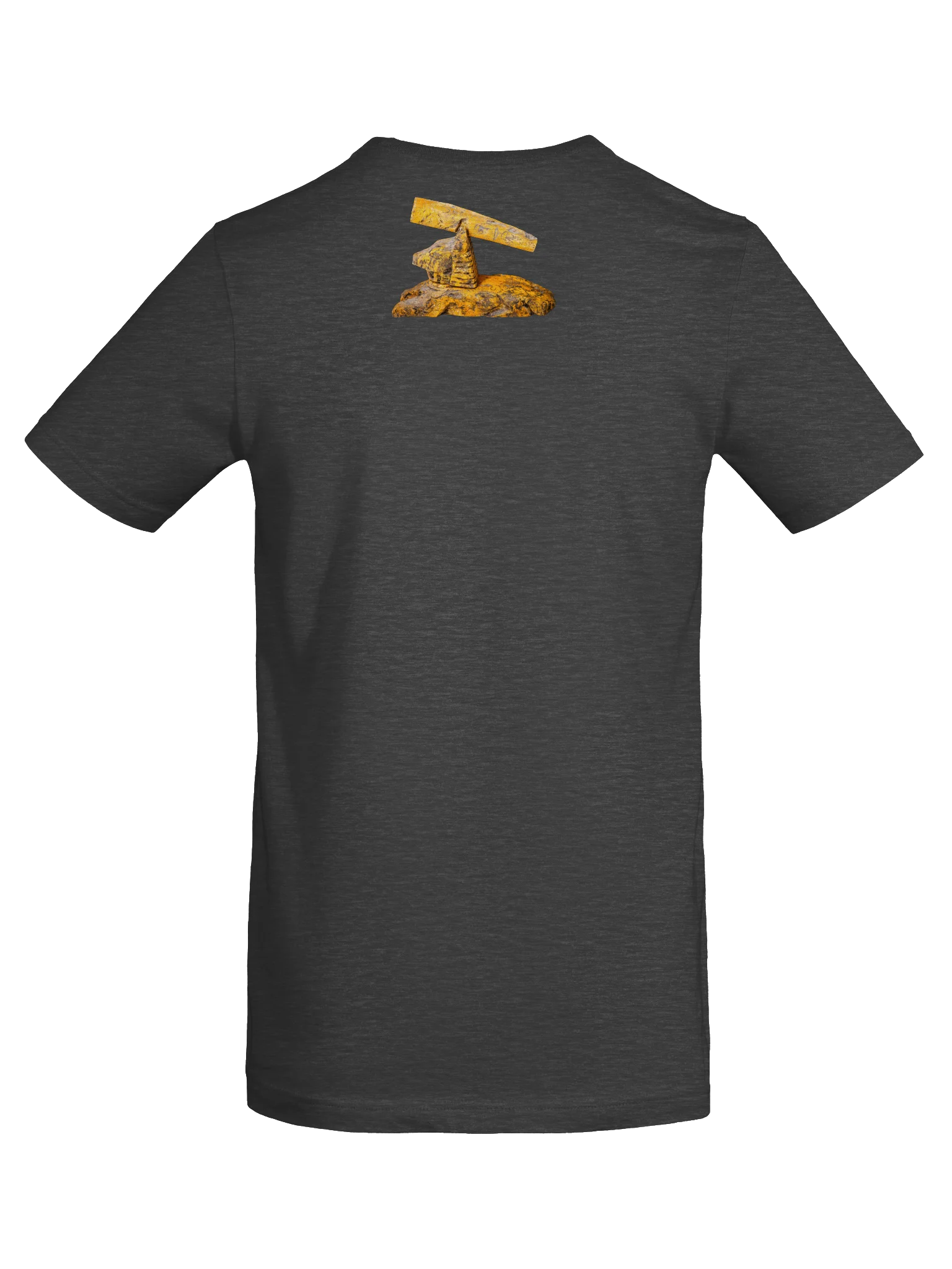 Fluorite Paracas Skul Heather Grey T-Shirt product image (6)