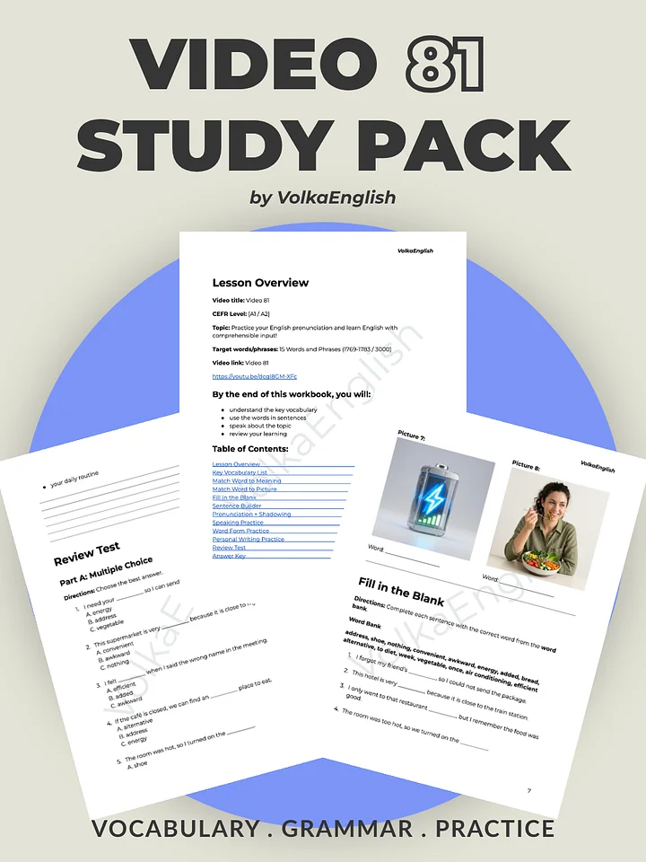 Video 81 Study Pack product image (1)