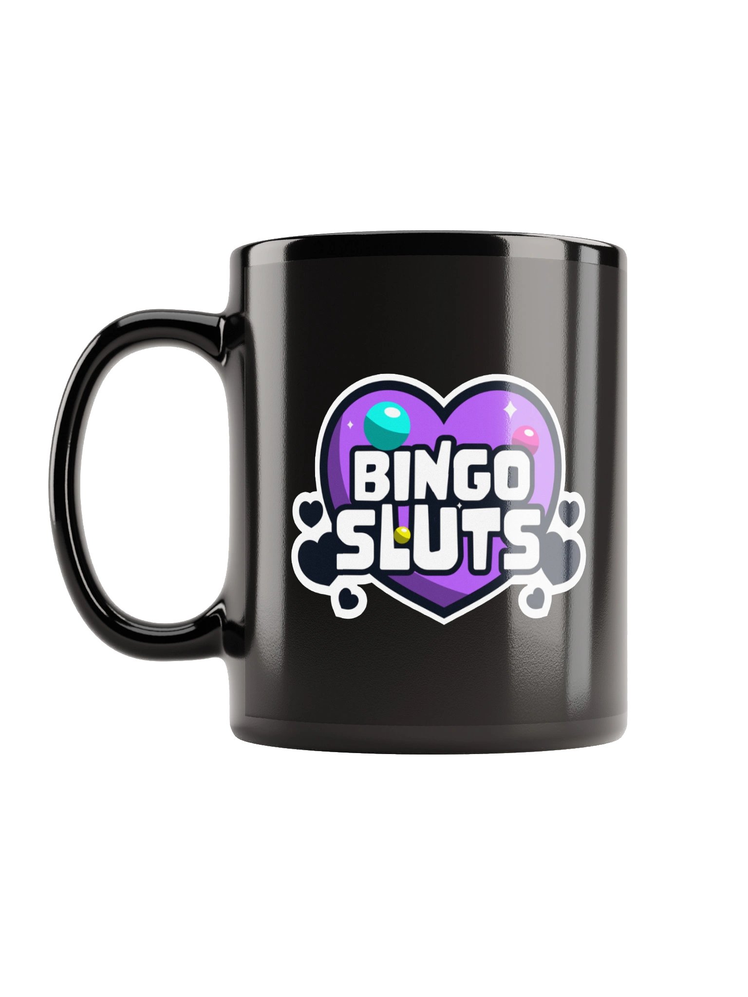 BINGO SLUTS BLACK COFFEE MUG product image (2)