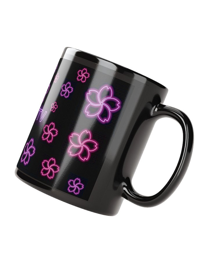 Neon Sakura Black Mug product image (4)