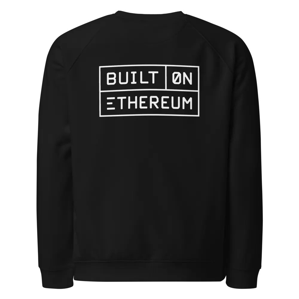 Built on Ethereum sweater product image (1)