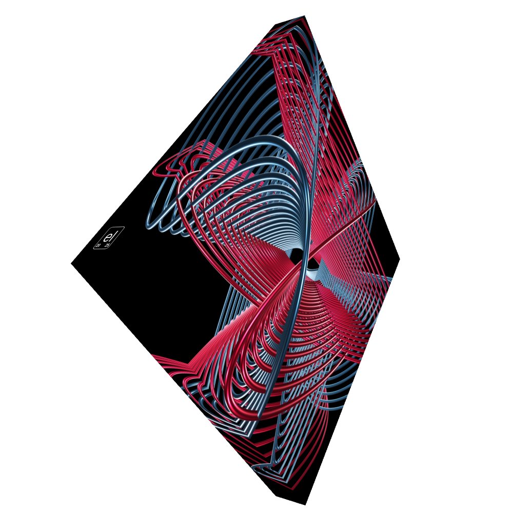 Oscilloscopic Dance #3 - Lissajous Figures Code Art Canvas Print product image (4)
