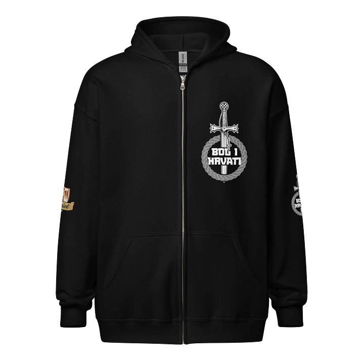 Warrior's Crest Zip Hoodie product image (1)