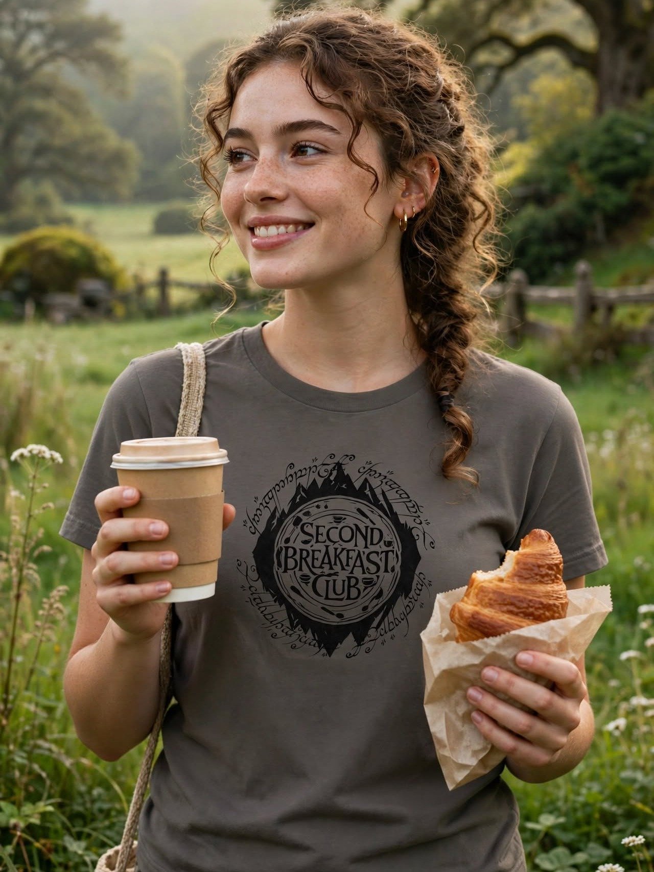 Second Breakfast Club Vintage Emblem Tee product image (1)