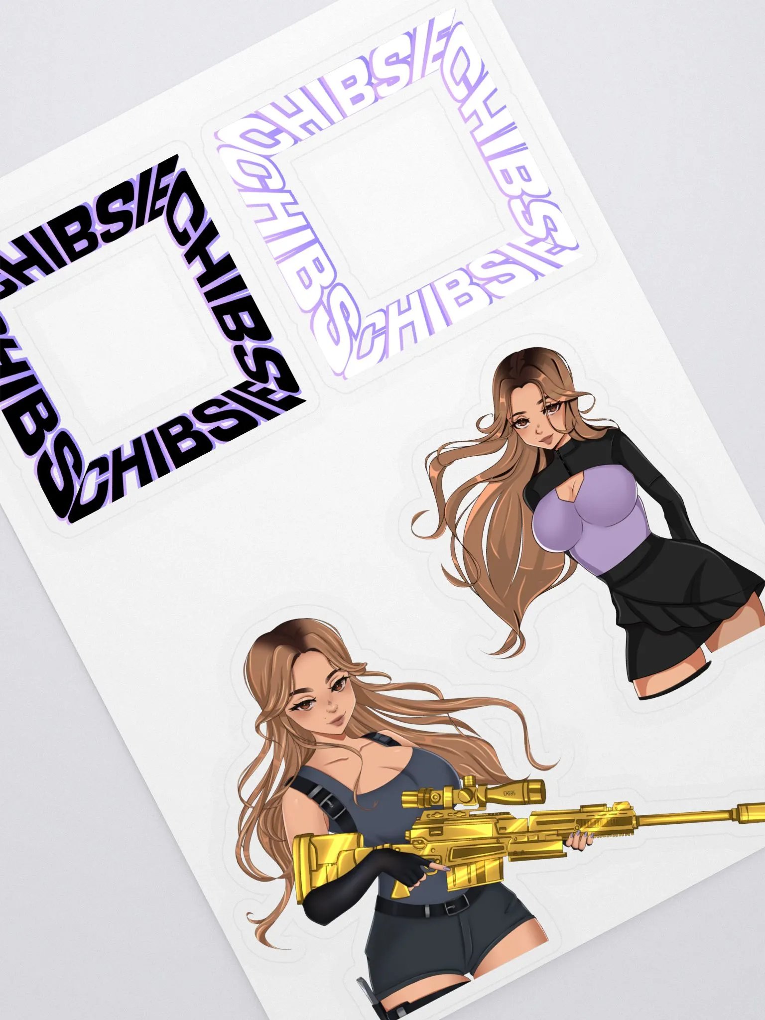 4-PACK CHIBSIE STICKERS product image (2)