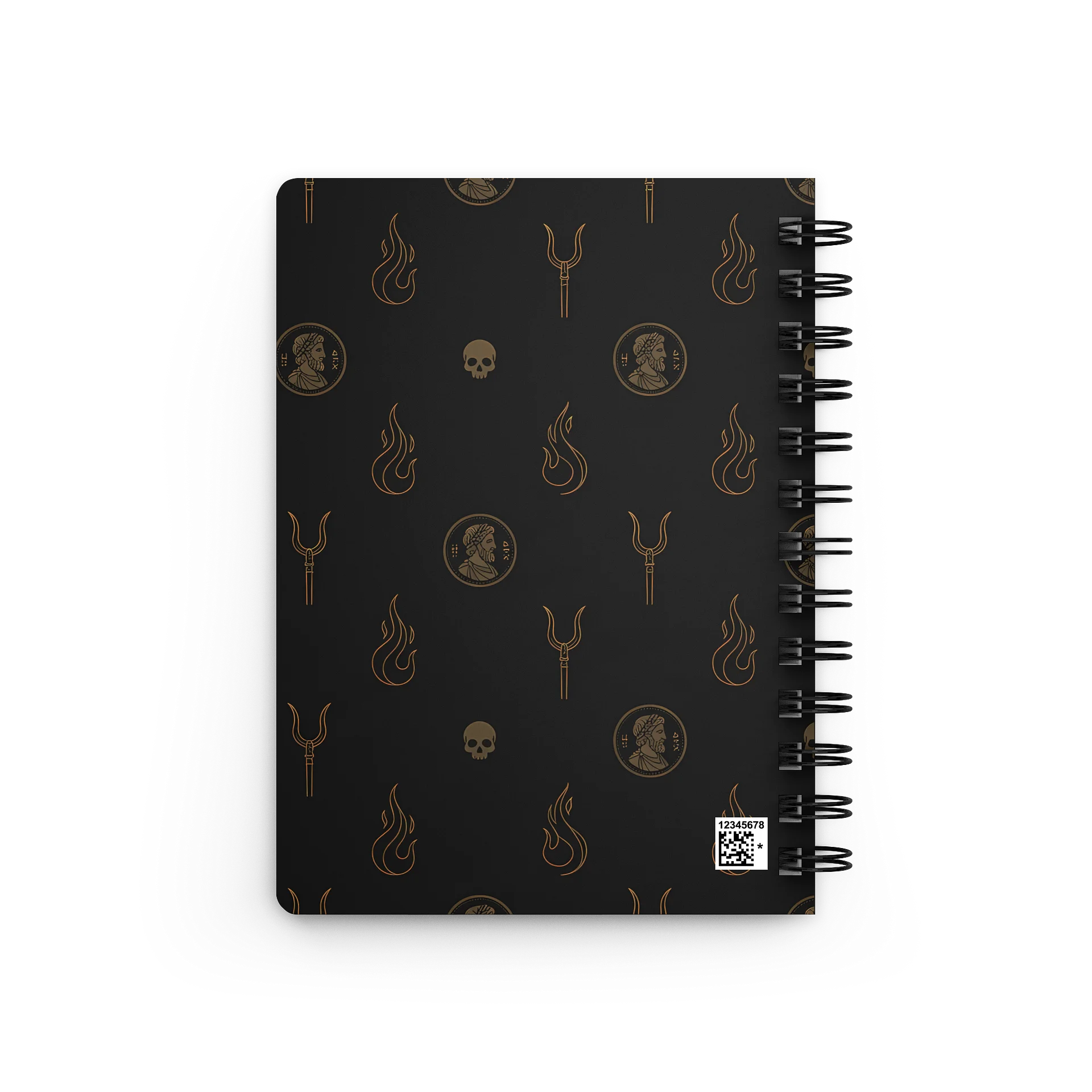 Hades Skull Journal – Greek Mythology Spiral Notebook (Dark Aesthetic) product image (6)