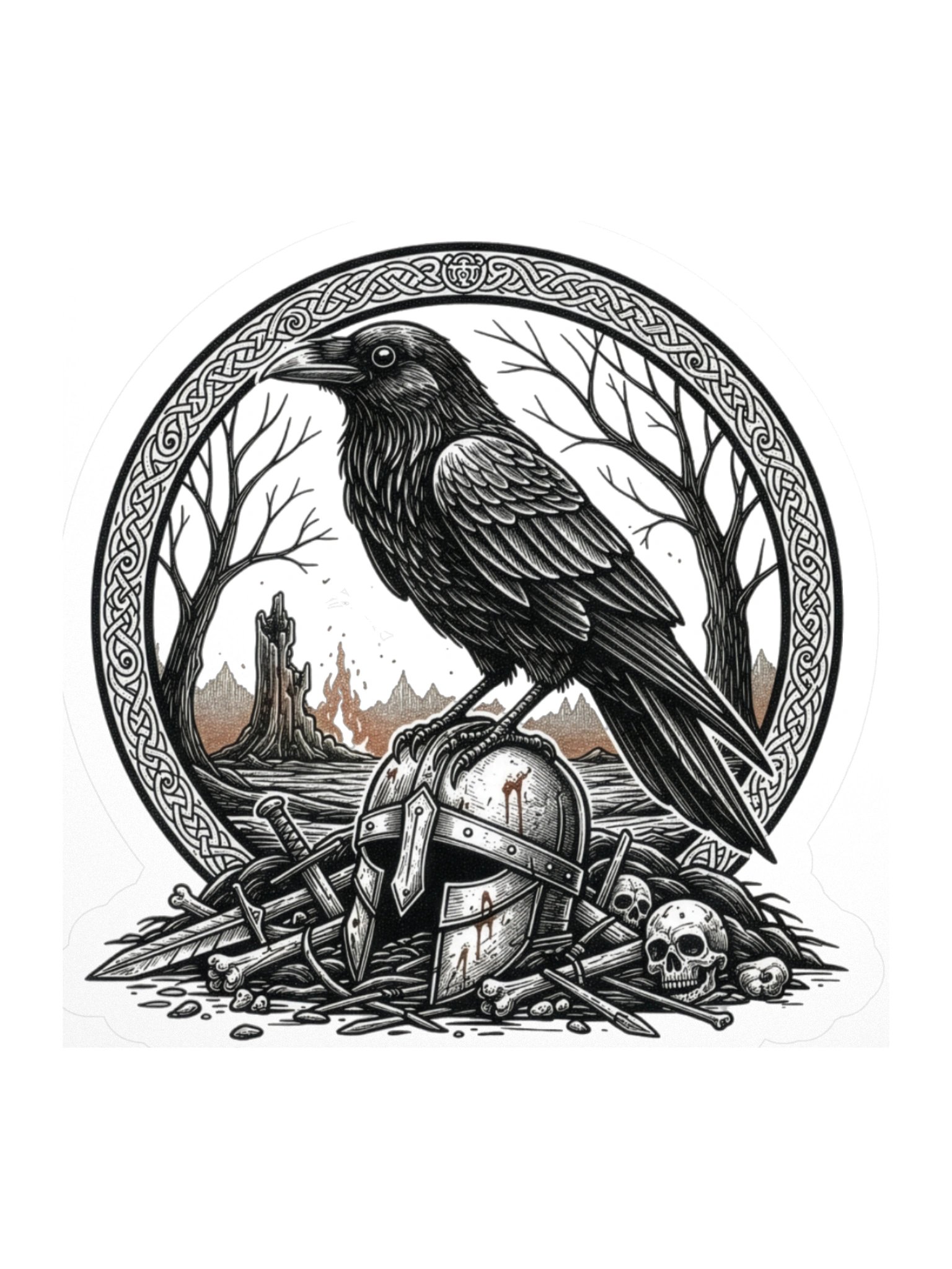 Morrigan — The Raven Queen Vinyl Sticker product image (1)