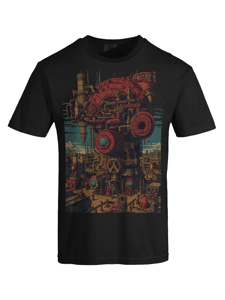 Retro-Futurist Machine City Heavyweight T-Shirt product image (2)
