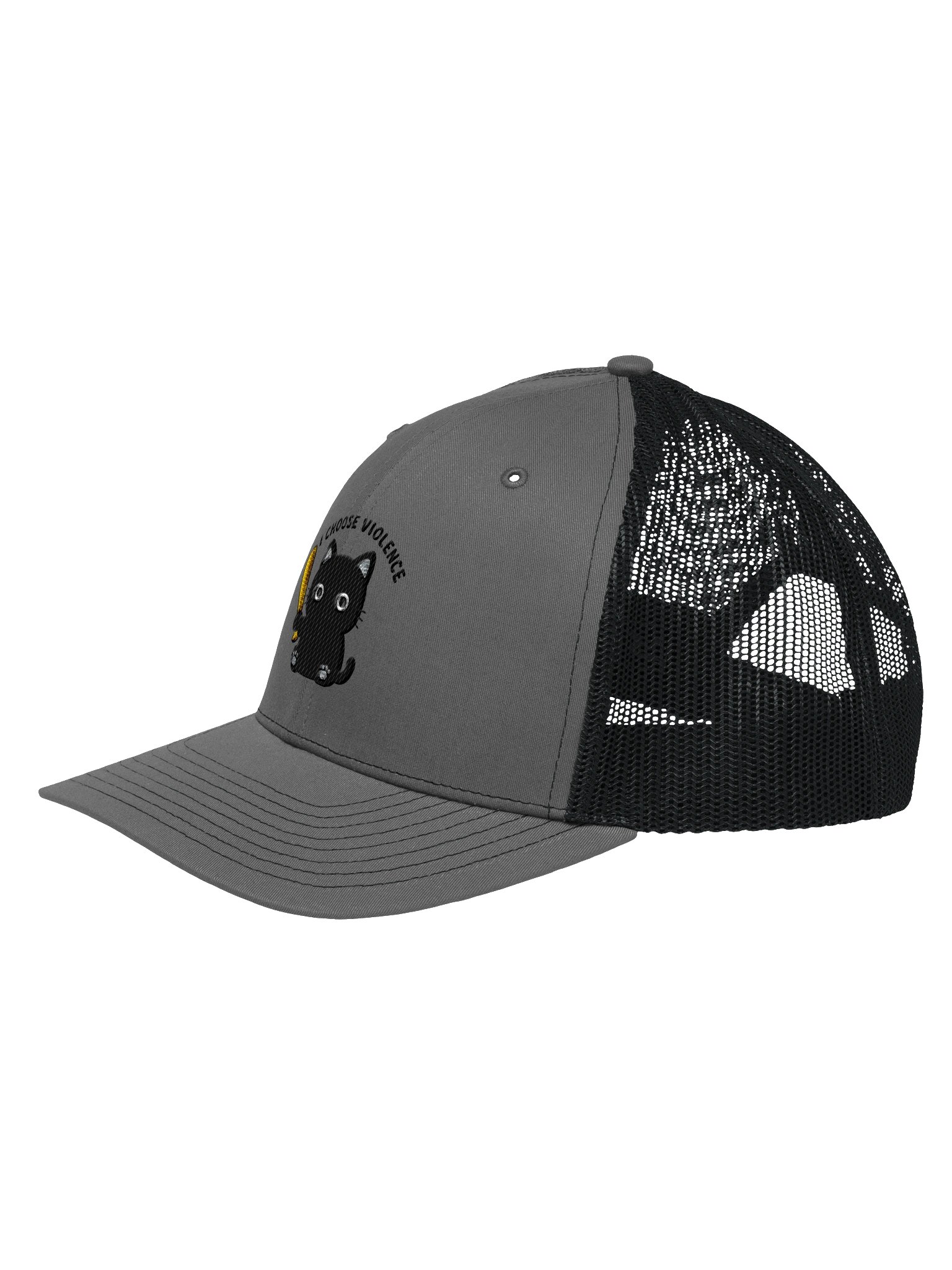 Wild Mugs Black Cat Trucker Hat product image (2)