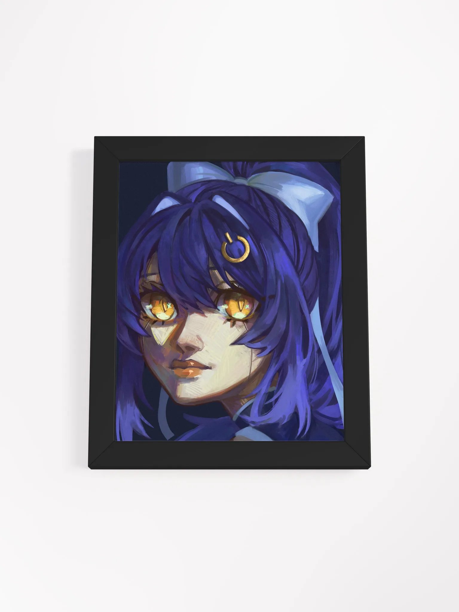 "Girl with Golden Eyes" Framed Artwork product image (3)