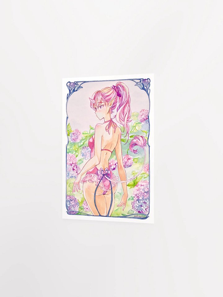 Unicorn Hydrangeas Print product image (2)