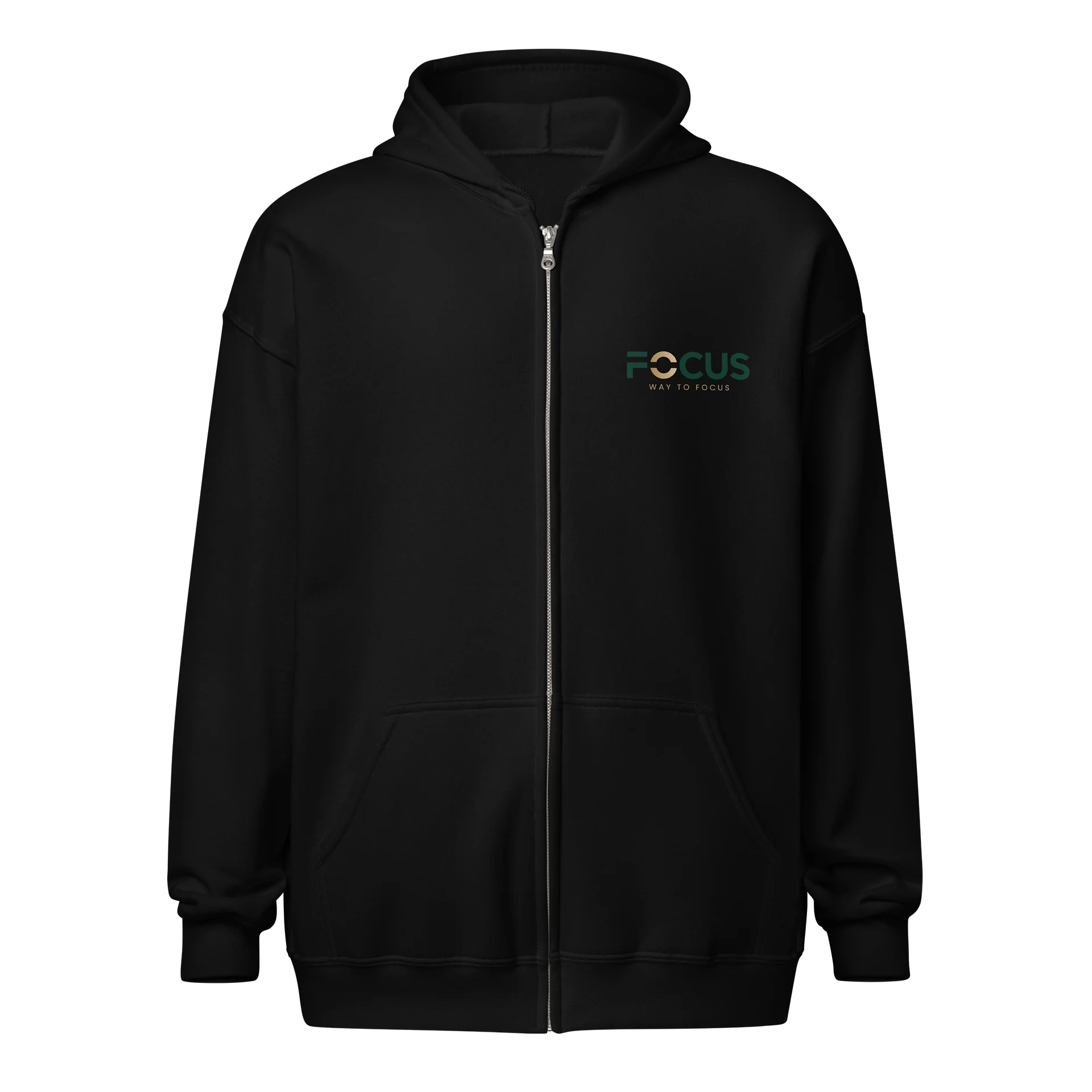 FOCUS Sweat Jacket — Black product image (1)