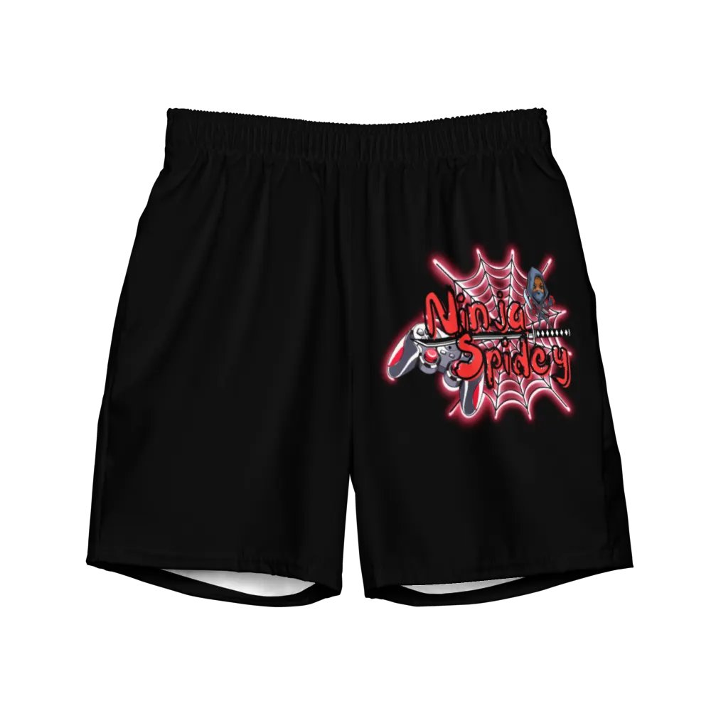 NinjaSpidey Black Swim Trunks product image (2)