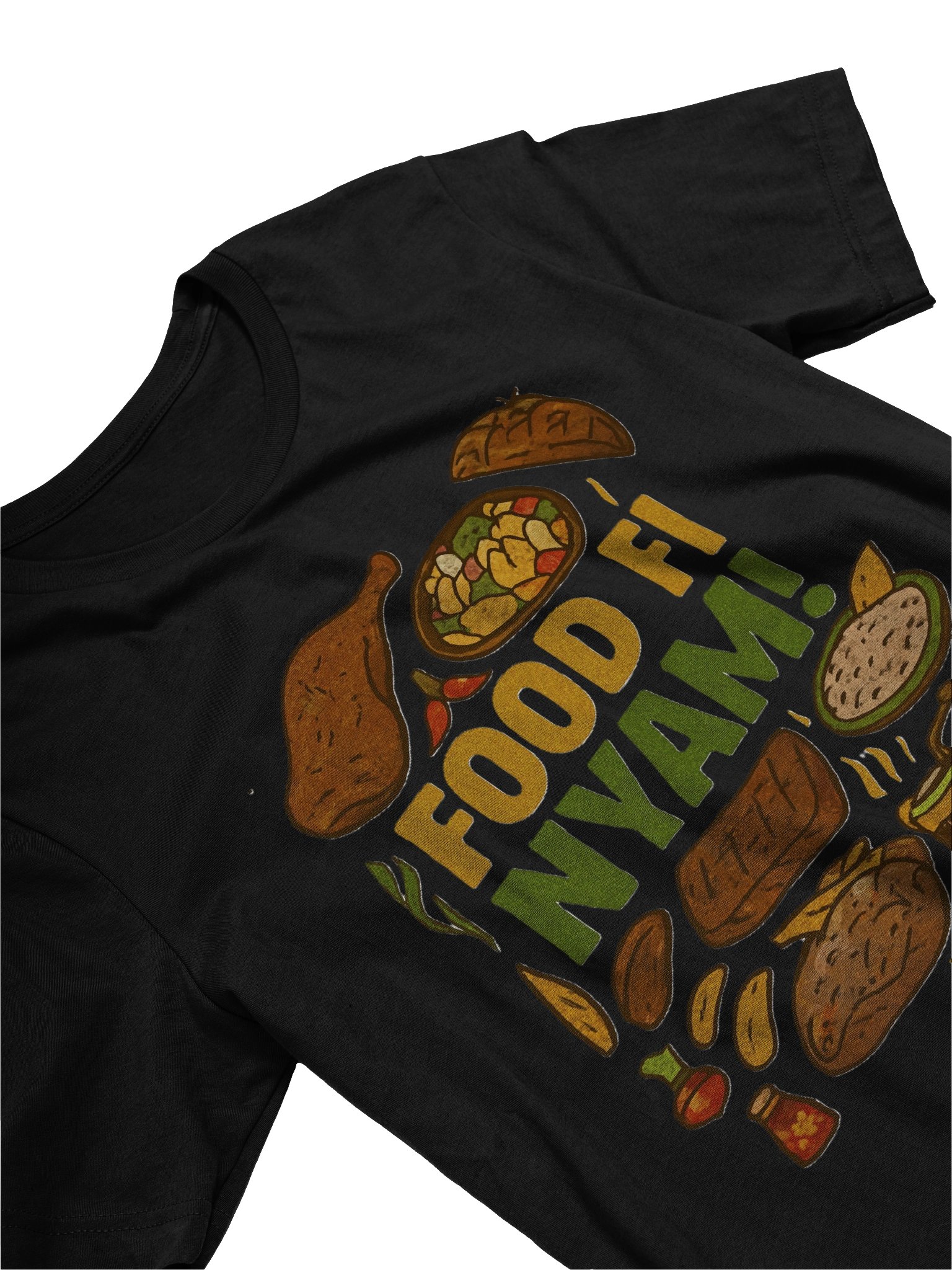 FOOD FI NYAM! Illustrated T-Shirt product image (23)