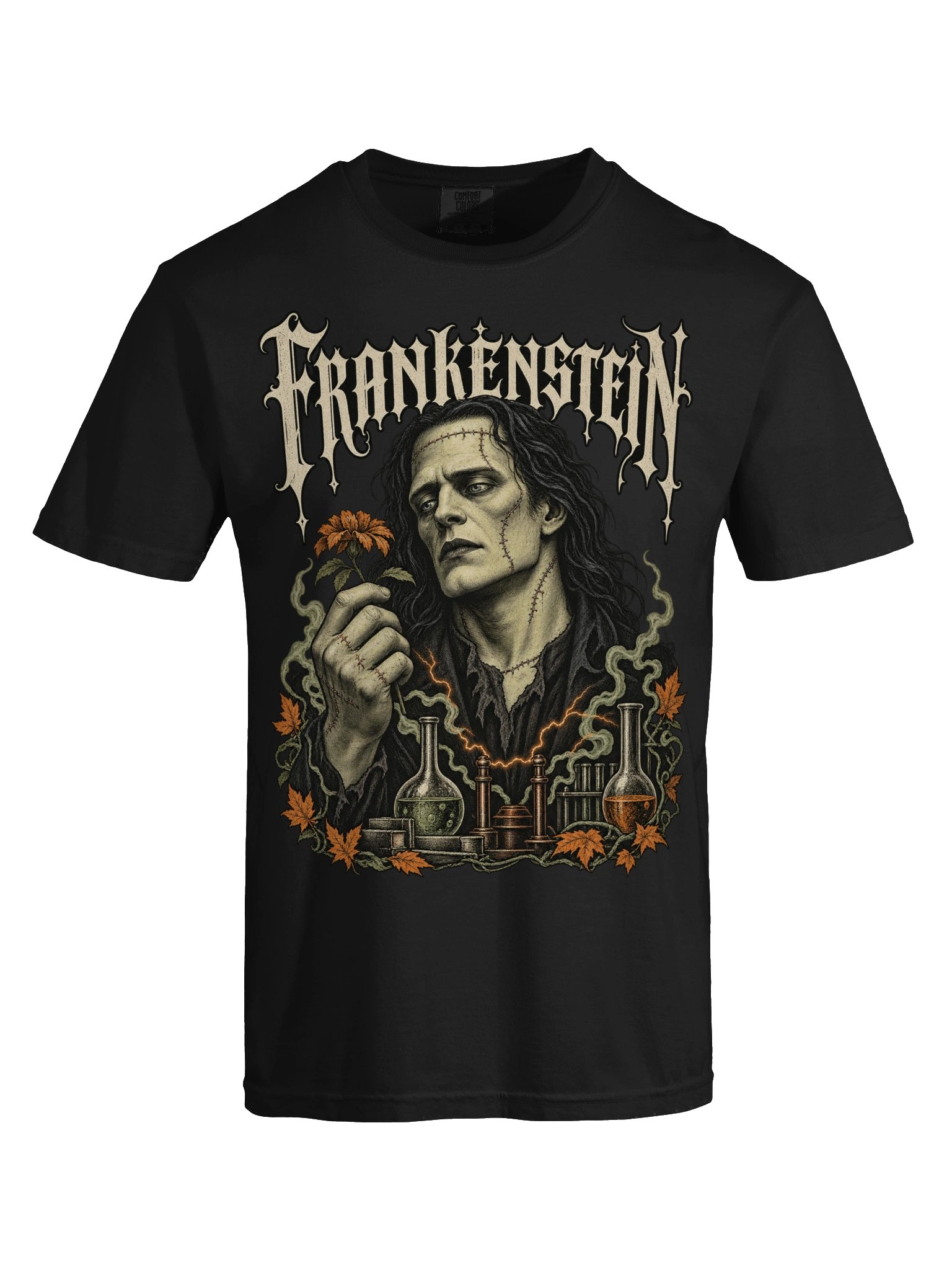 Frankenstein Gothic Halloween Tee product image (2)
