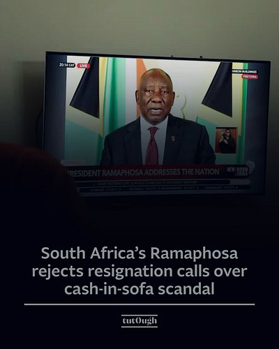 🇿🇦South African President Cyril Ramaphosa has rejected calls to resign after the country’s Constitutional Court revived impea...