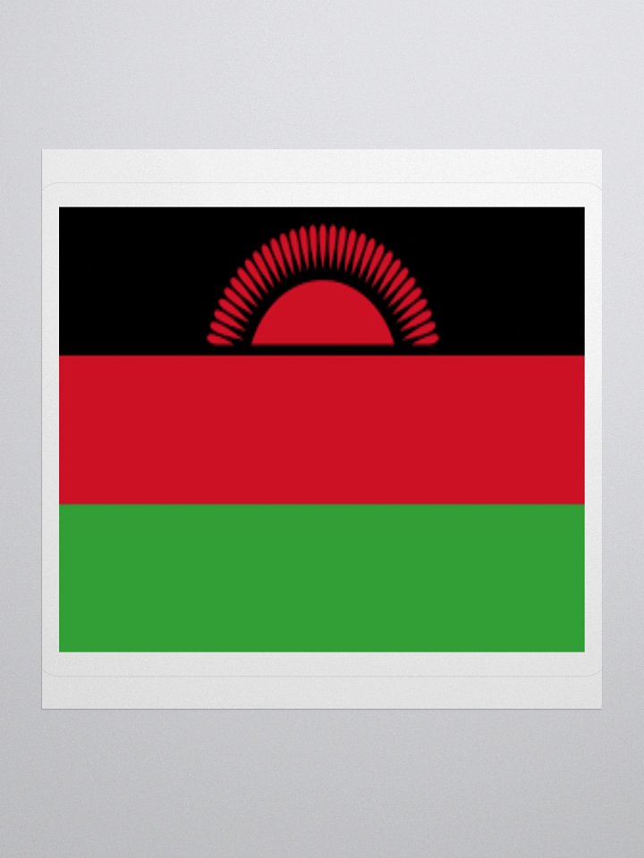 Exclusive Malawi Flag Sticker – High-Quality Vinyl for Indoor Use product image (2)